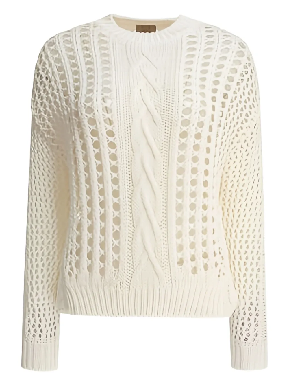 Свитер косой вязки RAKKI, белый
Свитер косой вязки RAKKI, белый