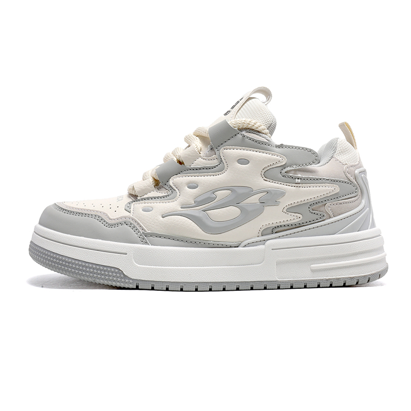 Мужские низкие скейтбордские кроссовки RBV, бело-серые
Мужские низкие скейтбордские кроссовки RBV, бело-серые