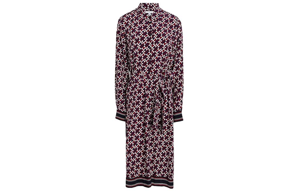 Tommy Hilfiger Длинное платье с длинным рукавом женское черное белое красный принт
Tommy Hilfiger Длинное платье с длинным рукавом женское черное белое красный принт