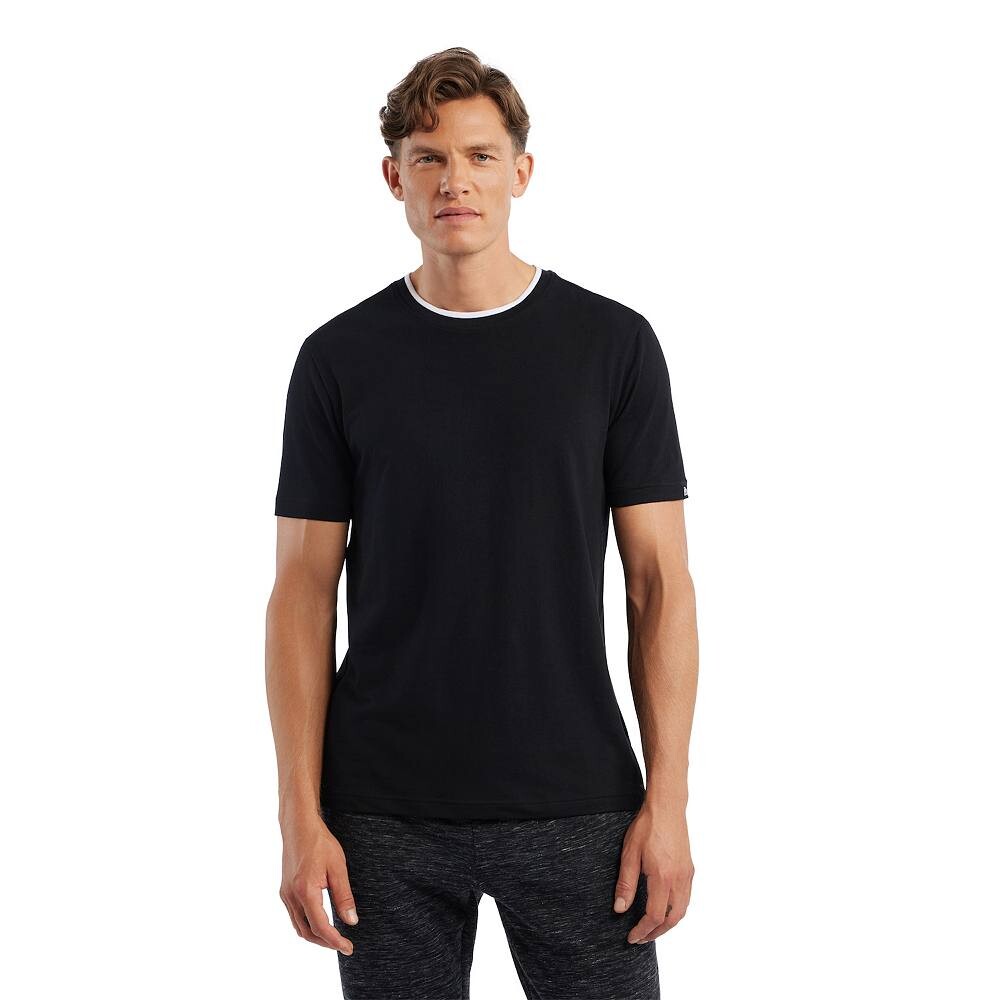 Мужская трикотажная футболка с круглым вырезом Matix с короткими рукавами, черный
Мужская трикотажная футболка с круглым вырезом Matix с короткими рукавами, черный