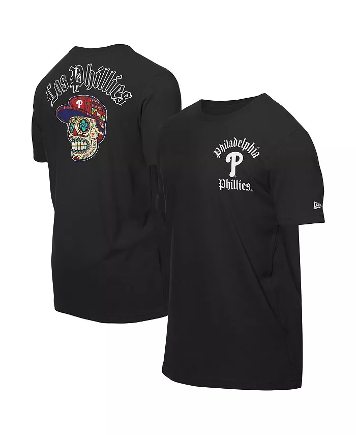 Мужская черная футболка Philadelphia Phillies Sugar Skulls New Era
Мужская черная футболка Philadelphia Phillies Sugar Skulls New Era