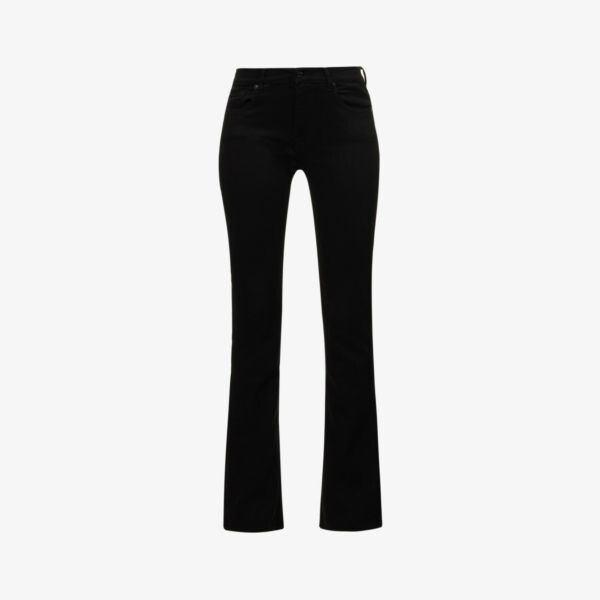 Джинсы Blair из эластичного денима со средней посадкой 7 For All Mankind, черный
Джинсы Blair из эластичного денима со средней посадкой 7 For All Mankind, черный
