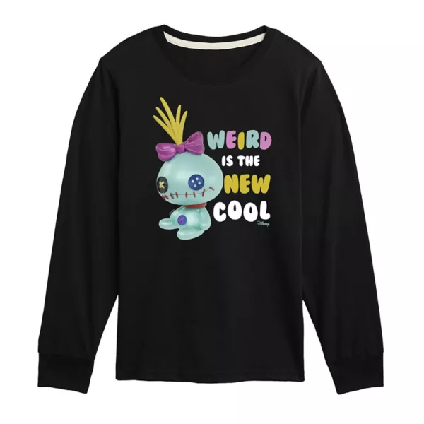 Лило и Стич, мальчики 8-20 лет, странная новая крутая футболка с длинными рукавами и принтом Disney, черный
Лило и Стич, мальчики 8-20 лет, странная новая крутая футболка с длинными рукавами и принтом Disney, черный