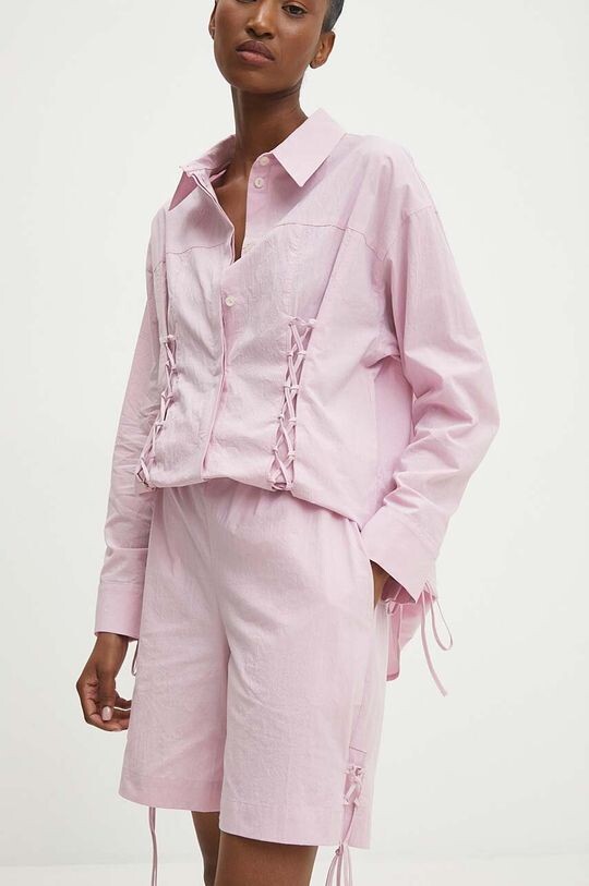 Хлопковые шорты Answear Lab, розовый 
Хлопковые шорты Answear Lab, розовый