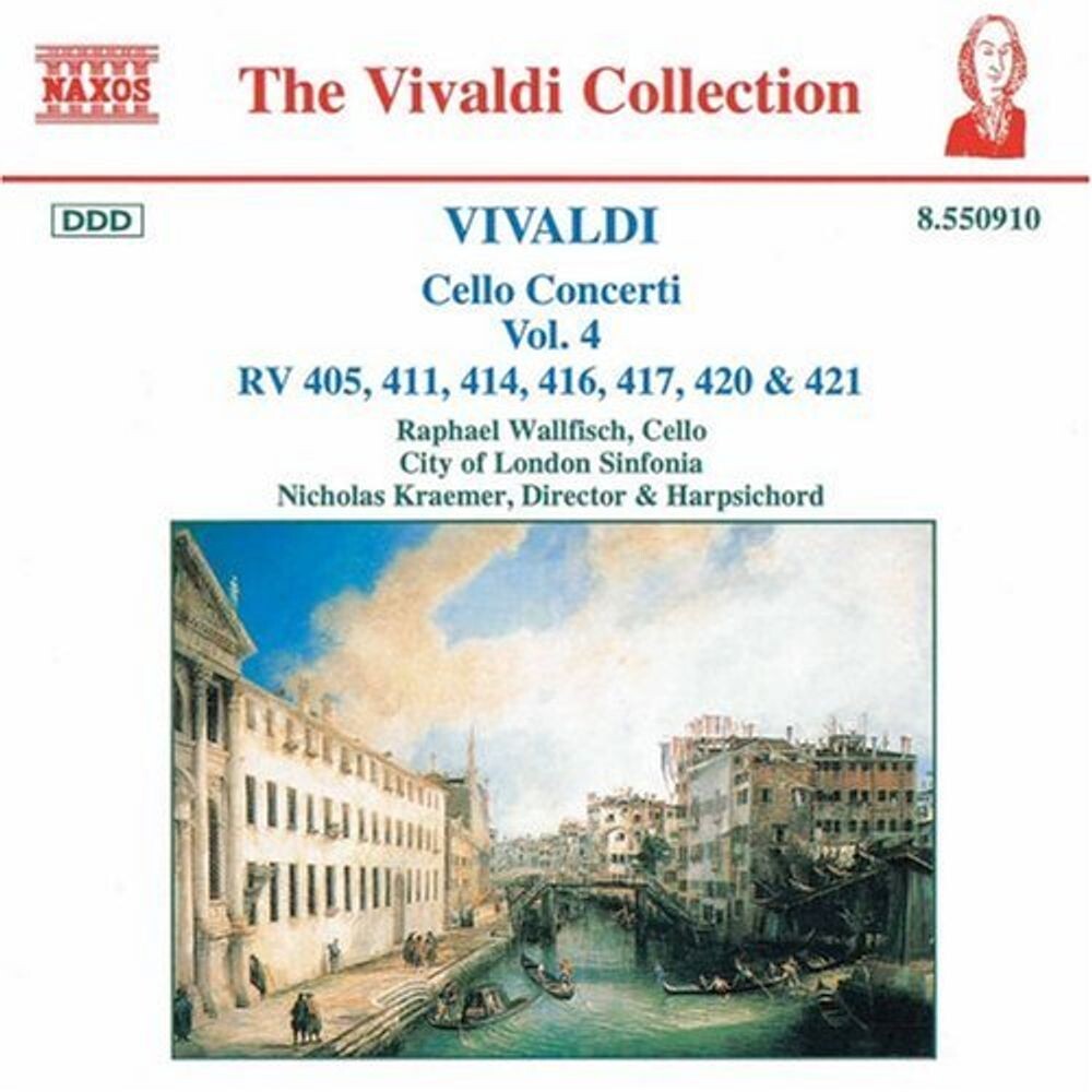 Диск CD Cello Concertos Vol. 4 - Antonio Vivaldi
Диск CD Cello Concertos Vol. 4 - Antonio Vivaldi