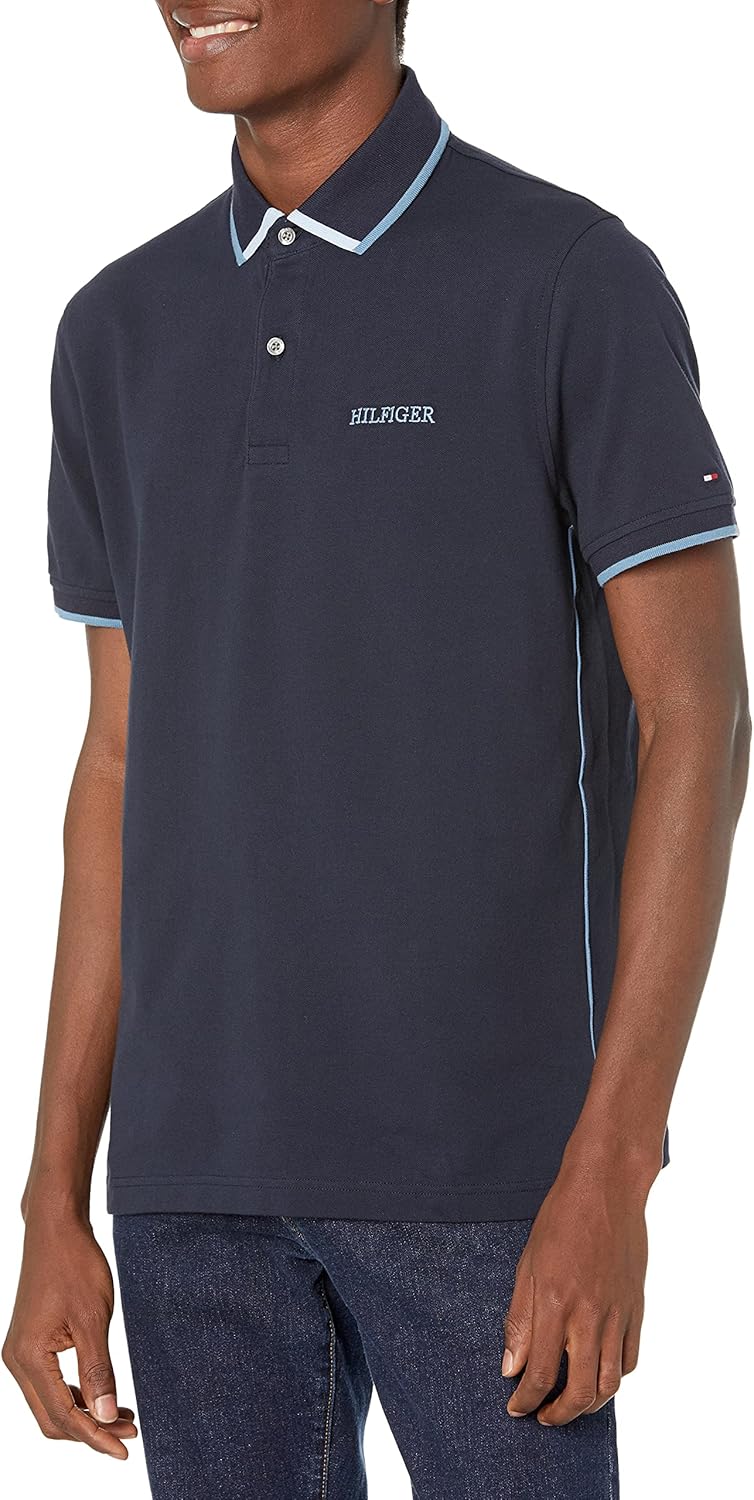 Tommy Hilfiger Mens Irvington Ss Polo Cf, Sky Captain
Tommy Hilfiger Mens Irvington Ss Polo Cf, Sky Captain