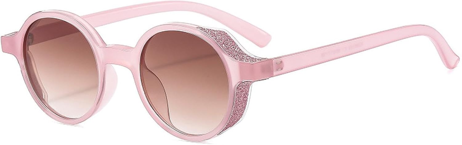 Популярные мужские круглые солнцезащитные очки для женщин в винтажном стиле, желейного цвета, модные пляжные очки с защитой от УФ-излучения UV400 TVTBBVV, Pink-lightbrown
Популярные мужские круглые солнцезащитные очки для женщин в винтажном стиле, желейного цвета, модные пляжные очки с защитой от УФ-излучения UV400 TVTBBVV, Pink-lightbrown