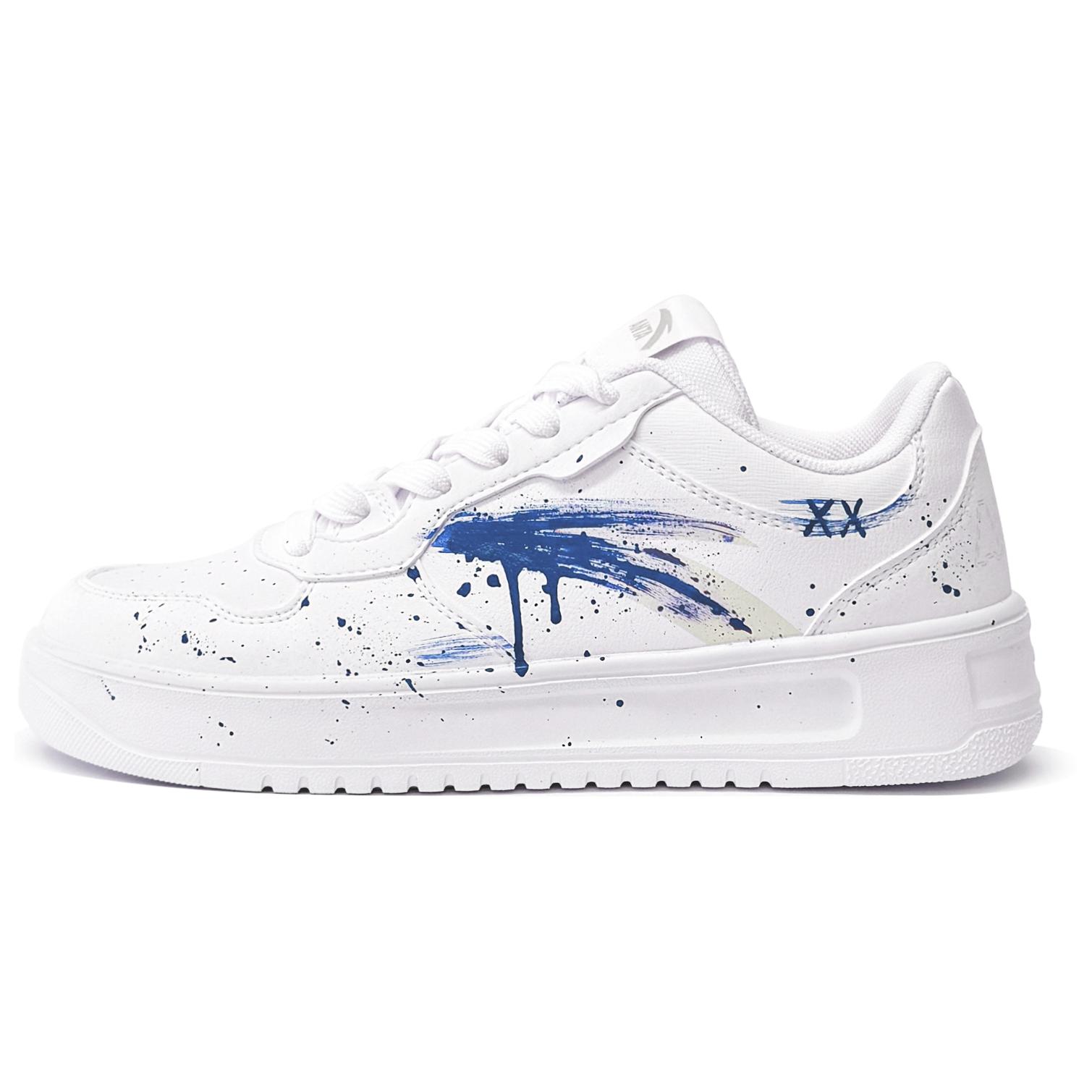 ANTA Нескользящие и износостойкие легкие низкие кроссовки для скейтбординга, мужские, белые, синие
ANTA Нескользящие и износостойкие легкие низкие кроссовки для скейтбординга, мужские, белые, синие