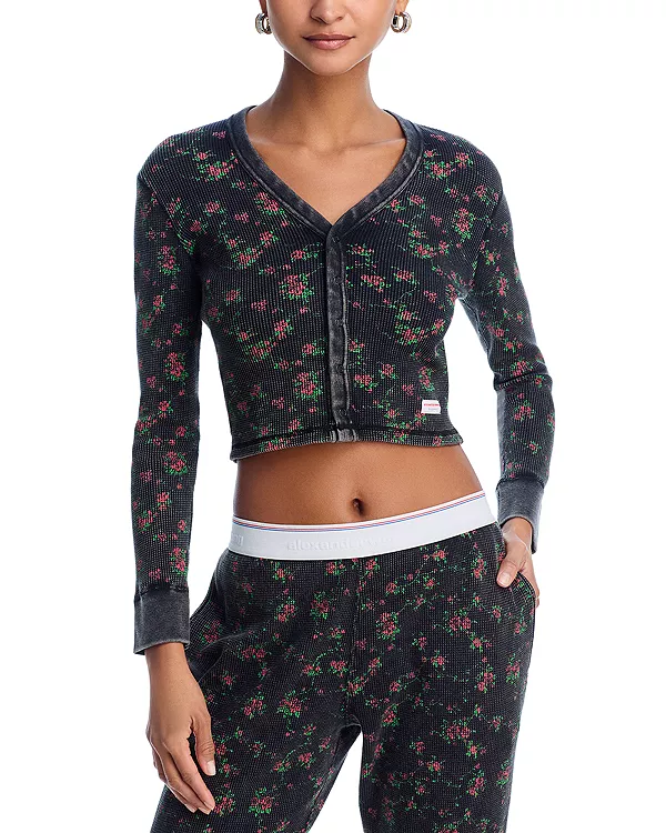 Кардиган с длинными рукавами и вафельной текстурой от Alexander Wang Alexanderwang, белый
Кардиган с длинными рукавами и вафельной текстурой от Alexander Wang Alexanderwang, белый