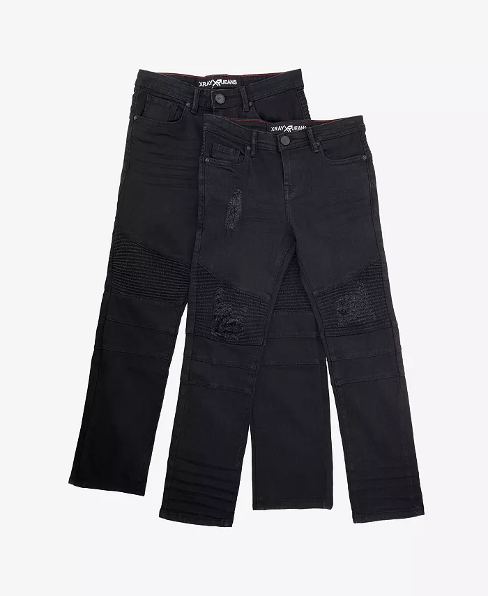 Большие мальчики 8-18 2 упаковки комбо эластичные джинсы XRAY, черный
Большие мальчики 8-18 2 упаковки комбо эластичные джинсы XRAY, черный