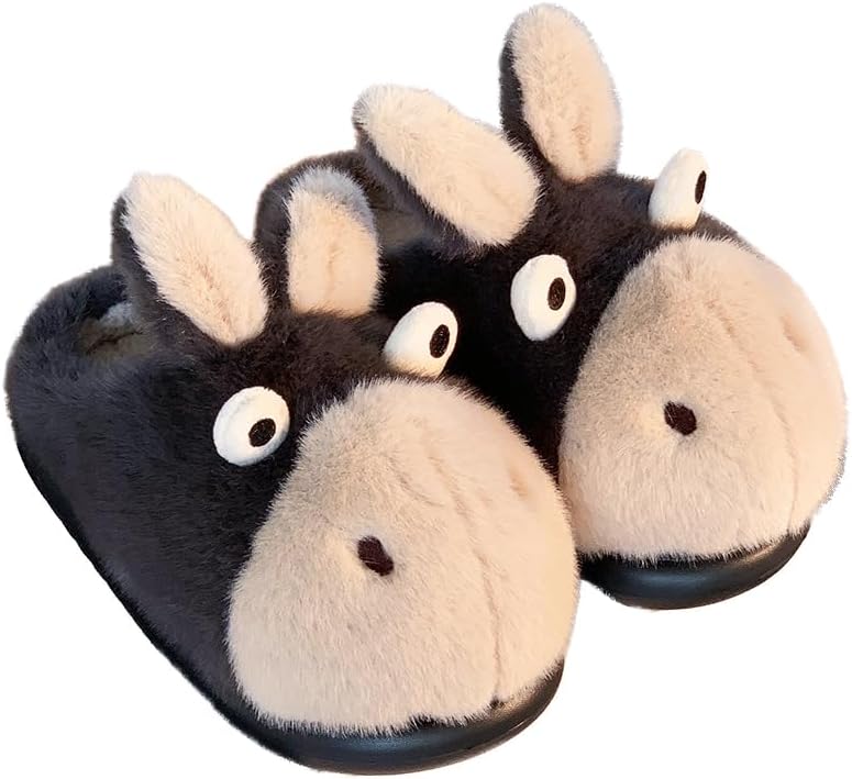 Милые пушистые тапочки-ослики для женщин и мужчин, теплые зимние тапочки с флисовой подкладкой, для дома и улицы Yafirgeer, темно-синий
Милые пушистые тапочки-ослики для женщин и мужчин, теплые зимние тапочки с флисовой подкладкой, для дома и улицы Yafirgeer, темно-синий