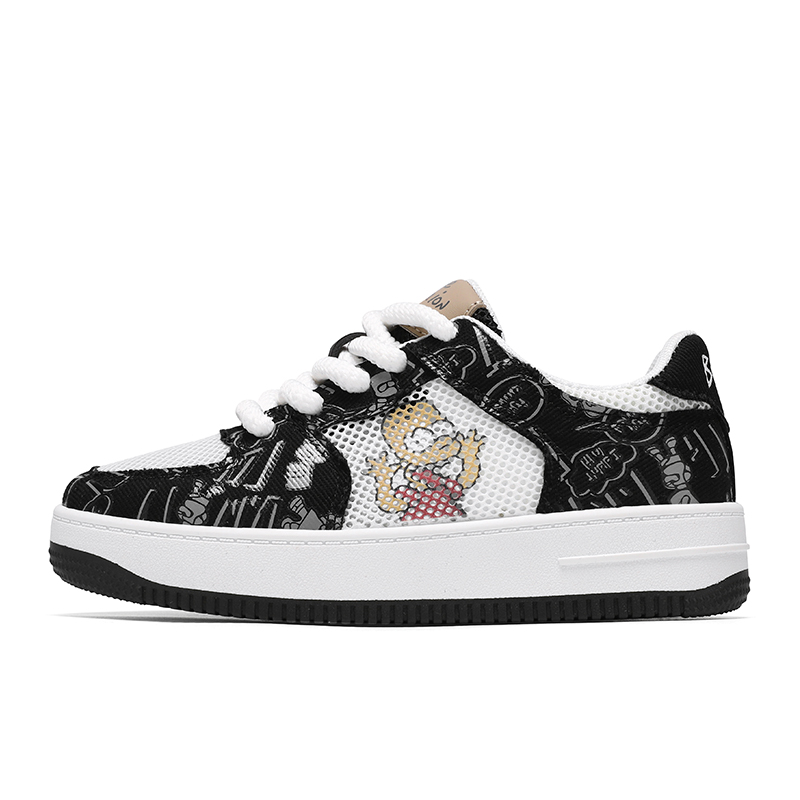 Детские кроссовки для скейтбординга с амортизацией и дышащими вставками. TONYBEAR, белый/черный
Детские кроссовки для скейтбординга с амортизацией и дышащими вставками. TONYBEAR, белый/черный