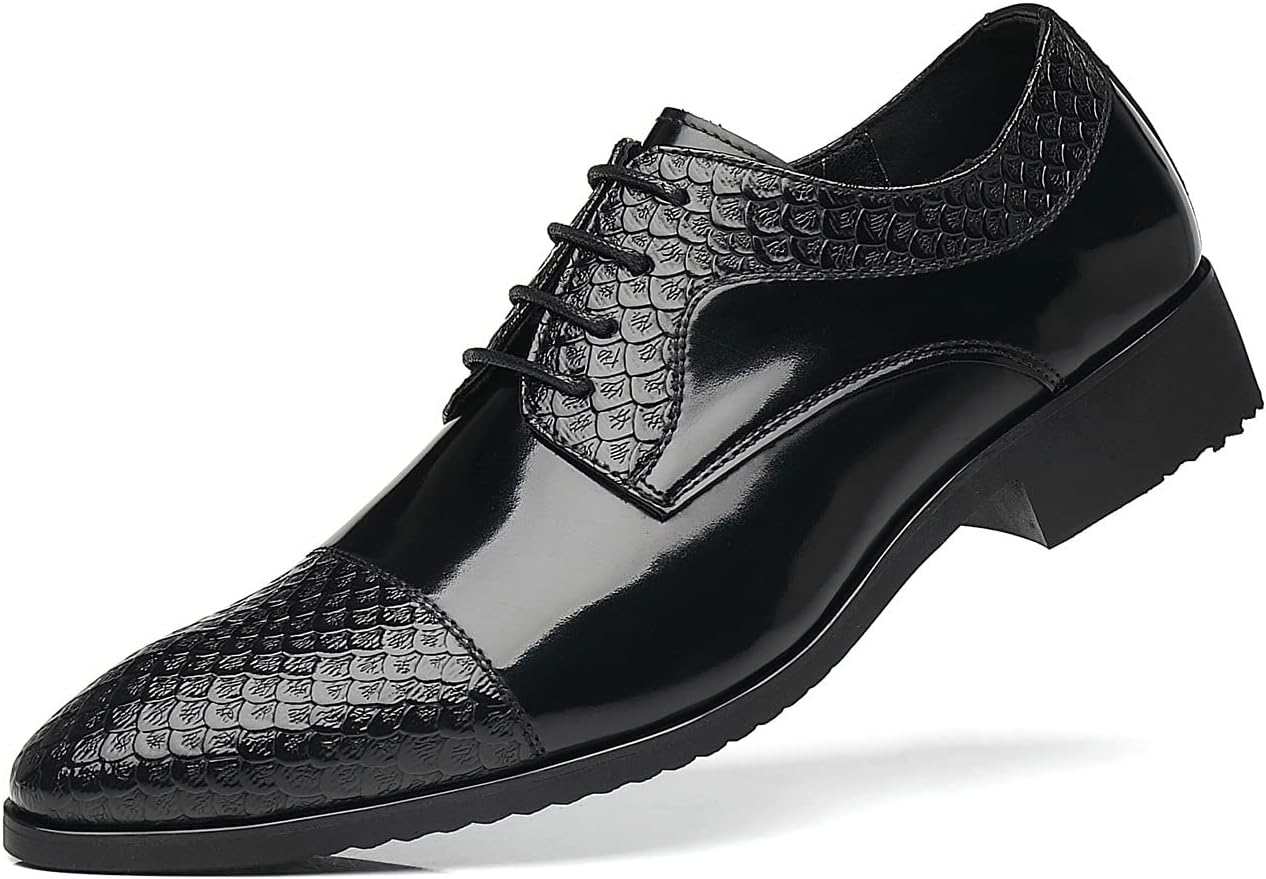 Мужские повседневные туфли Santimon с классическим брогированным принтом, оксфорды, формальные туфли, черный
Мужские повседневные туфли Santimon с классическим брогированным принтом, оксфорды, формальные туфли, черный