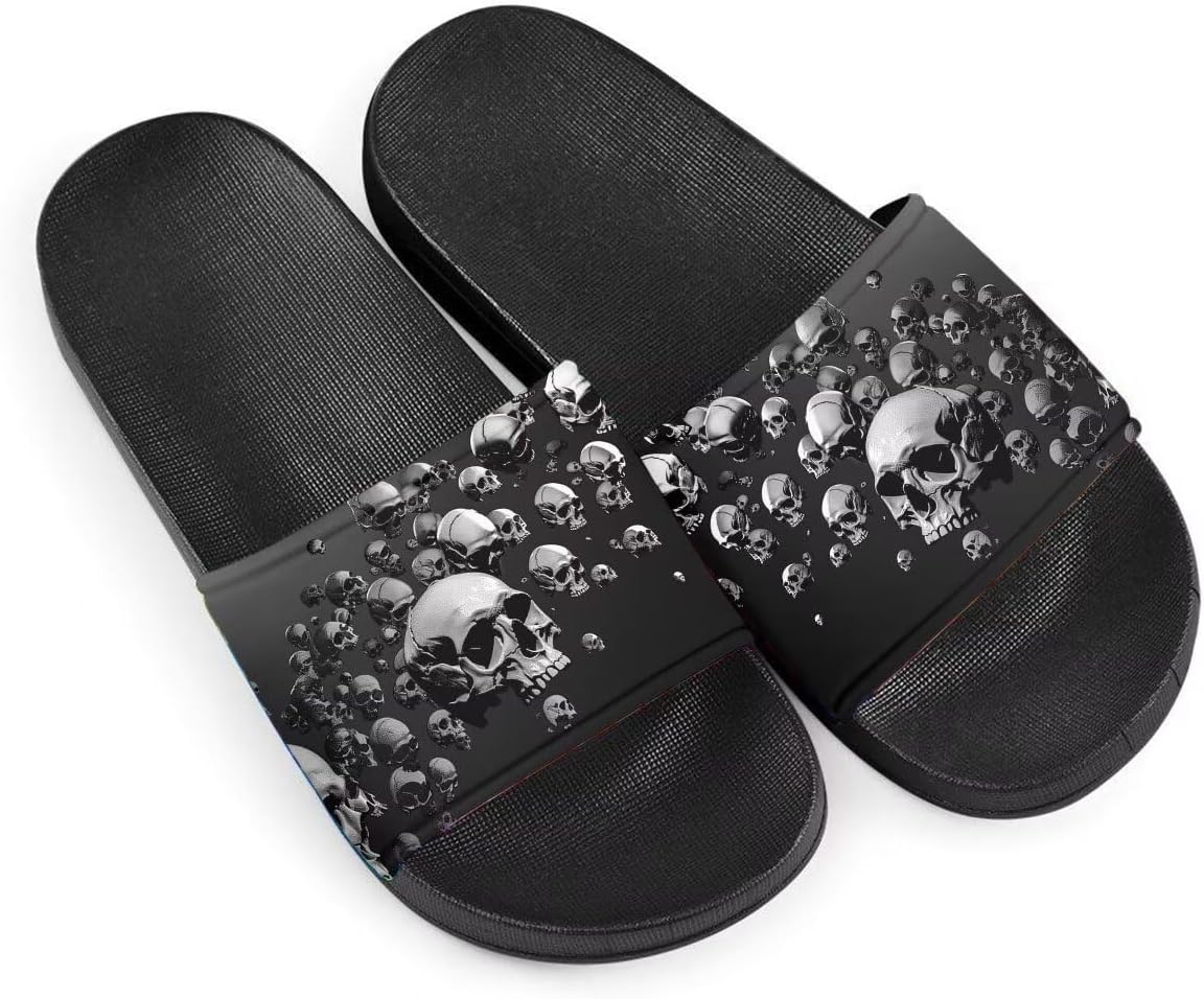 Женские шлепанцы GETELINSENG с принтом черепа на День мертвых, летние домашние тапочки с нескользящей подошвой, тапочки на носок для дома и улицы, Dead of the Day Skull
Женские шлепанцы GETELINSENG с принтом черепа на День мертвых, летние домашние тапочки с нескользящей подошвой, тапочки на носок для дома и улицы, Dead of the Day Skull
