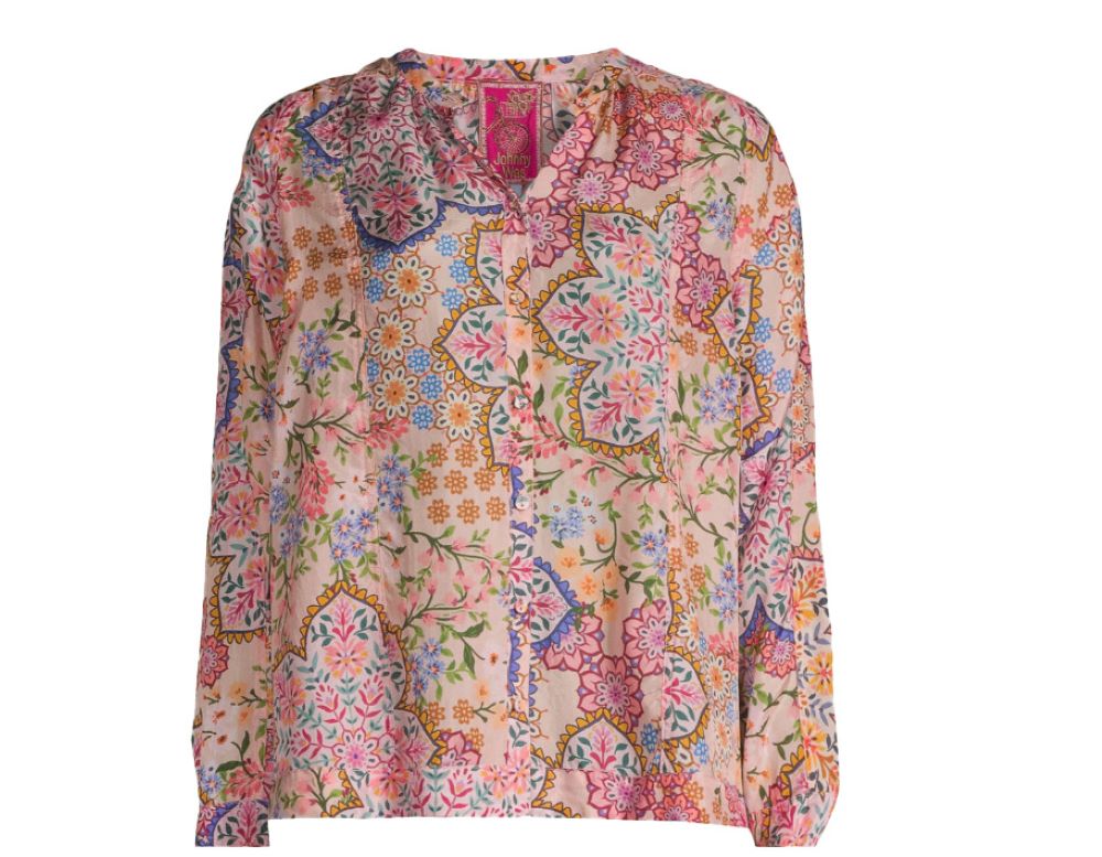 Джонни Уос Весна Калани Блуза Мульти Johnny Was
Джонни Уос Весна Калани Блуза Мульти Johnny Was