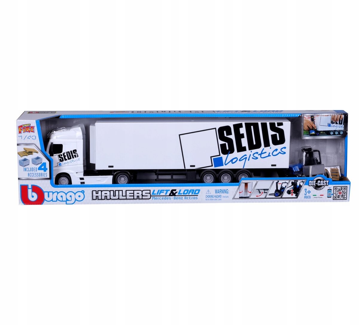 ГРУЗОВИК Mercedes-Benz Actros Bburago 18-31471
ГРУЗОВИК Mercedes-Benz Actros Bburago 18-31471