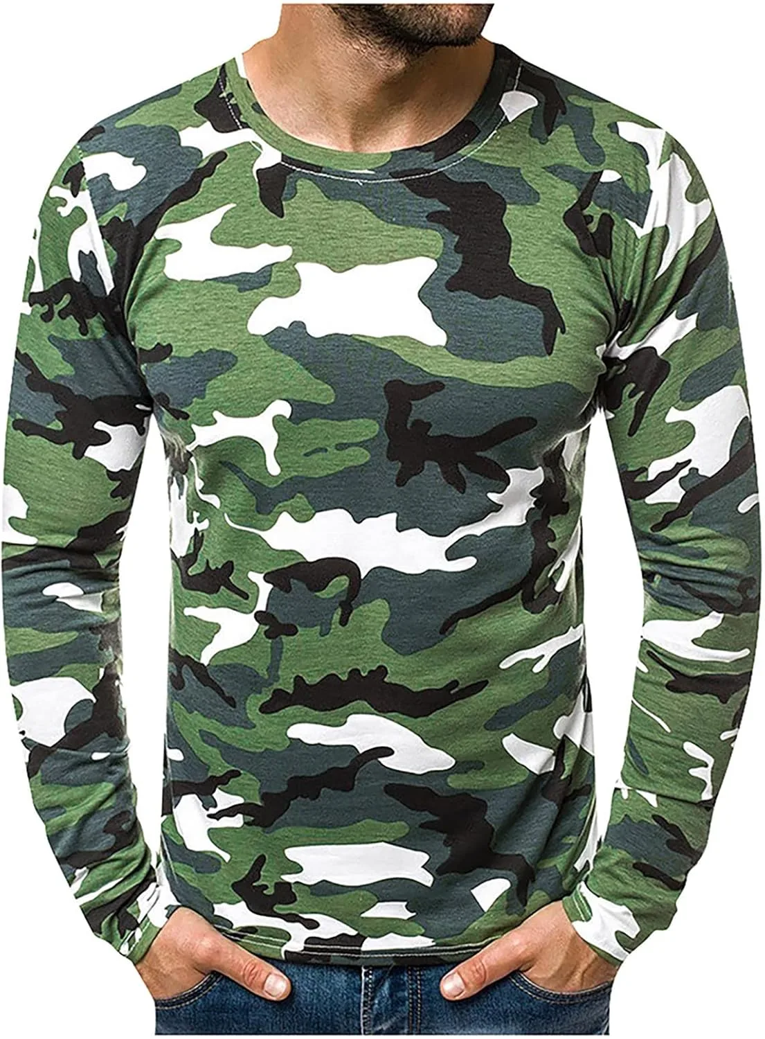 Футболка Casual, Long Sleeve Crew Neck, Camouflage, S-5XL
Футболка Casual, Long Sleeve Crew Neck, Camouflage, S-5XL