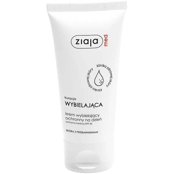 Отбеливающий дневной крем для лица, 50 мл Ziaja Med Kuracja wybielająca
Отбеливающий дневной крем для лица, 50 мл Ziaja Med Kuracja wybielająca