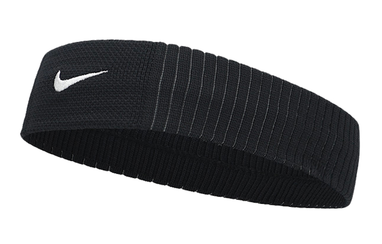 Nike Унисекс повязка для волос Dri-Fit черная с белым логотипом
Nike Унисекс повязка для волос Dri-Fit черная с белым логотипом