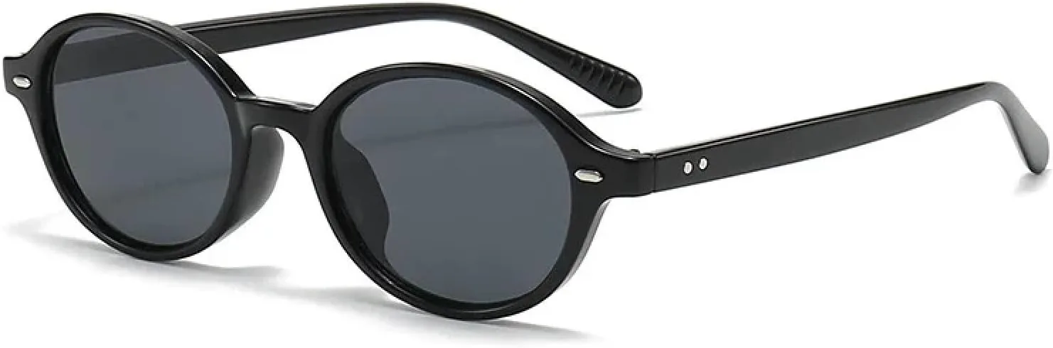 Ретро маленькие овальные солнцезащитные очки для женщин и мужчин с заклепками, модные очки, роскошные солнцезащитные очки UV400 для женщин SZVVBKK, Black
Ретро маленькие овальные солнцезащитные очки для женщин и мужчин с заклепками, модные очки, роскошные солнцезащитные очки UV400 для женщин SZVVBKK, Black