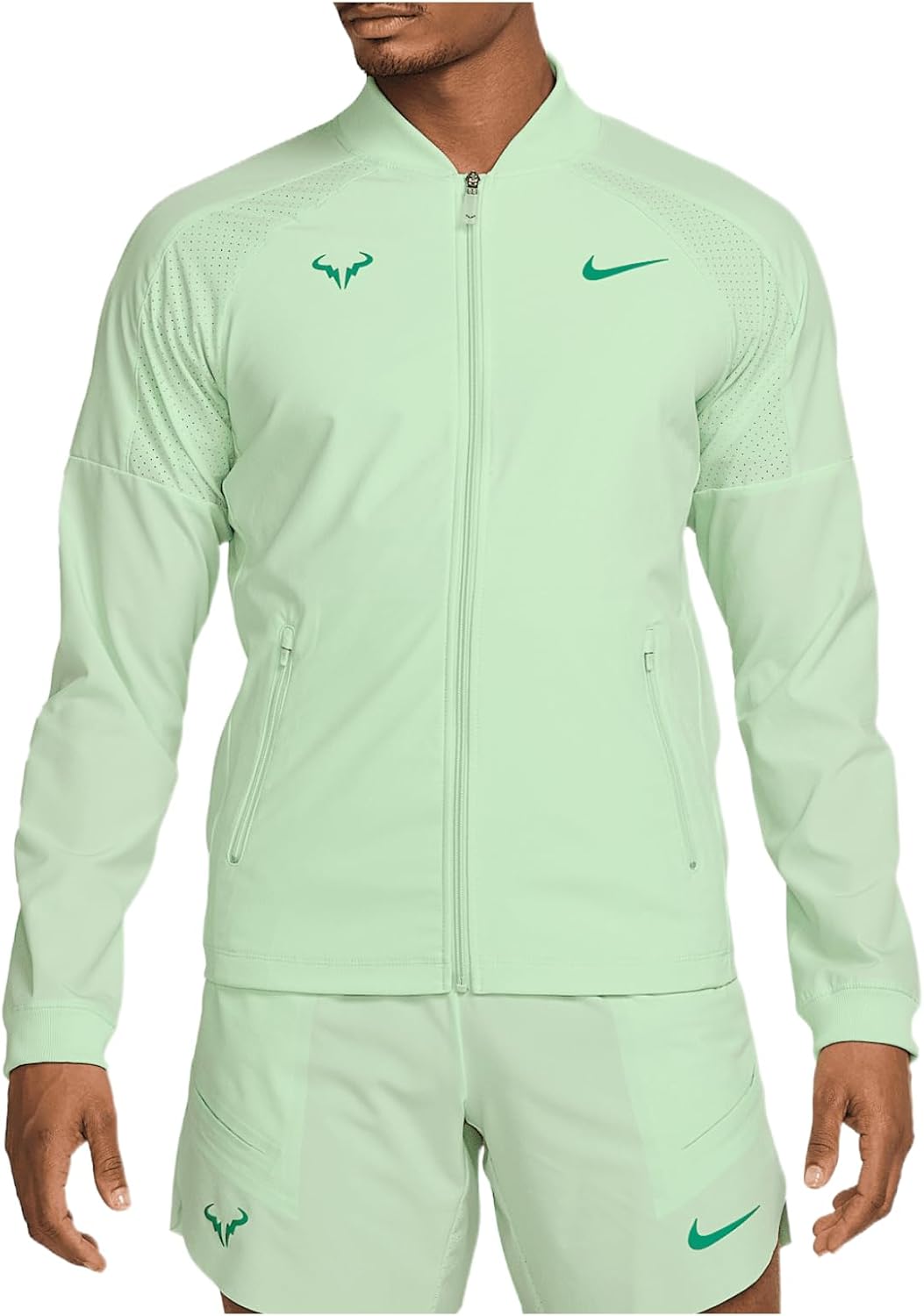 Мужская теннисная куртка NikeCourt DriFit Rafa, Apor Green/Stadium Green
Мужская теннисная куртка NikeCourt DriFit Rafa, Apor Green/Stadium Green