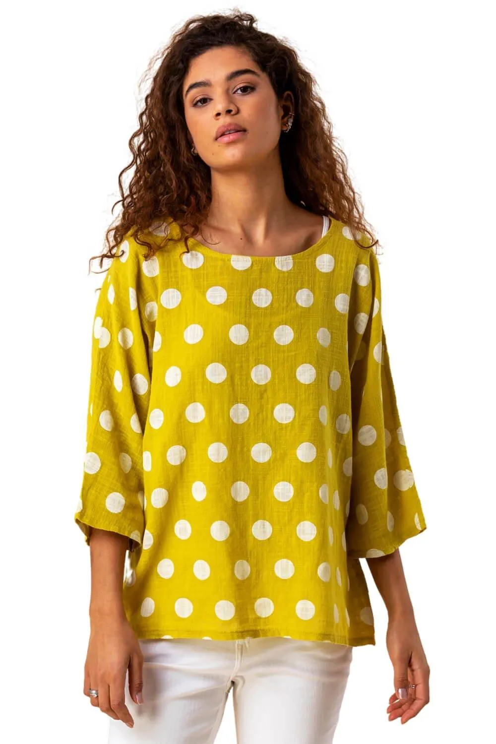 Топ с точечным принтом и рукавами 3/4 Roman, синий
Топ с точечным принтом и рукавами 3/4 Roman, синий