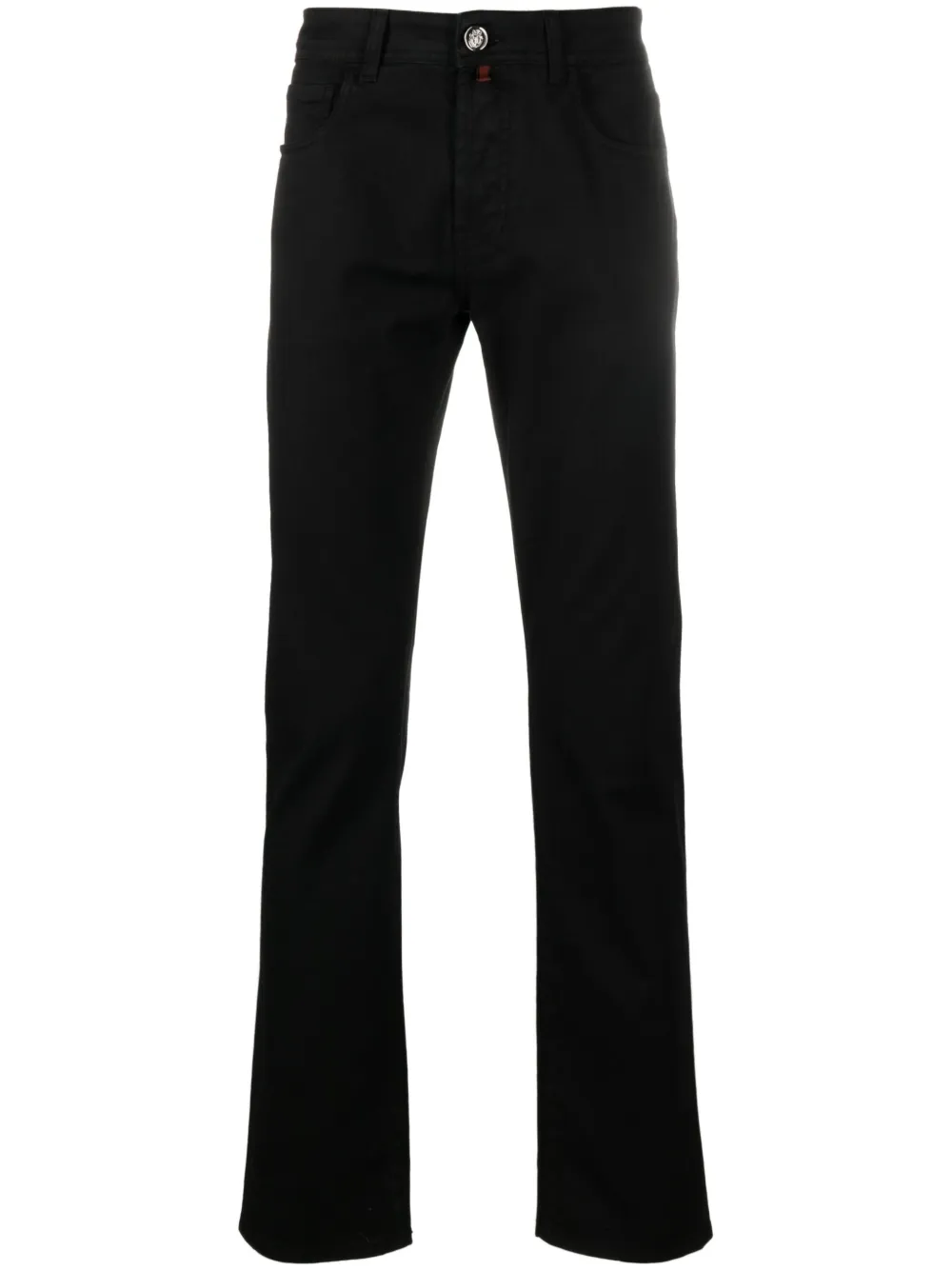 Прямые джинсы с вышитым логотипом Billionaire, черный 
Прямые джинсы с вышитым логотипом Billionaire, черный