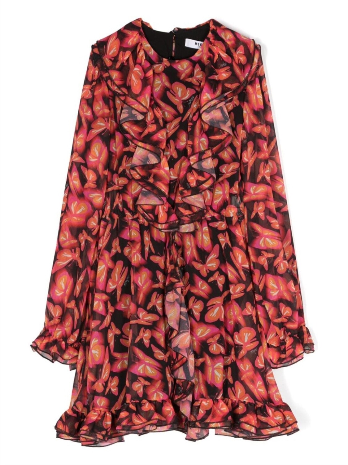 MSGM Kids платье с оборками и принтом, красный
MSGM Kids платье с оборками и принтом, красный