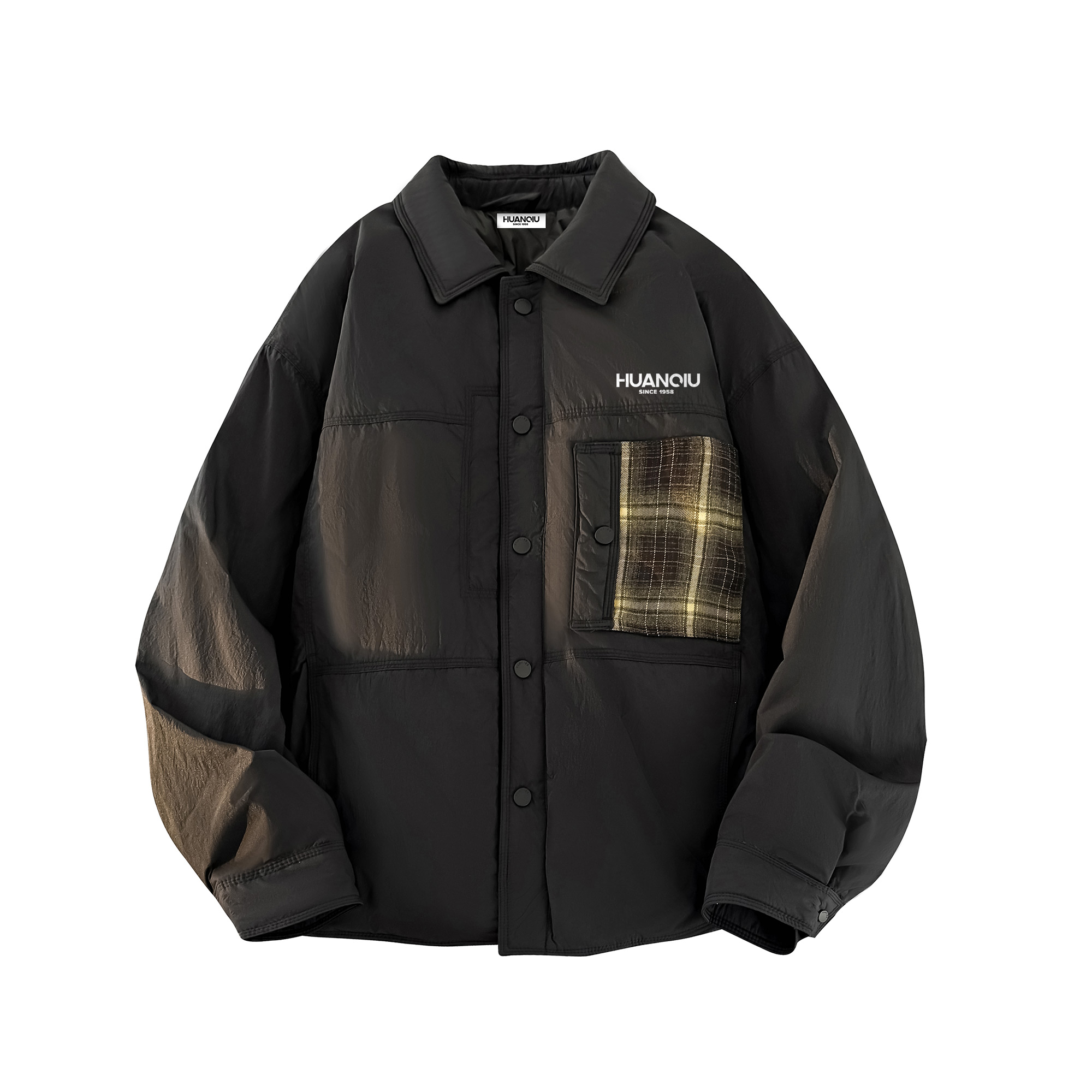 Пуховик Unisex Thickened Puffer HUANQIU, черный (logo version)
Пуховик Unisex Thickened Puffer HUANQIU, черный (logo version)