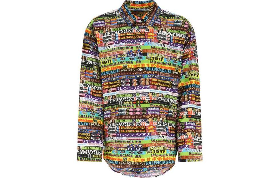 Рубашка мужская многоцветная Balenciaga, цвет Multicolor
Рубашка мужская многоцветная Balenciaga, цвет Multicolor