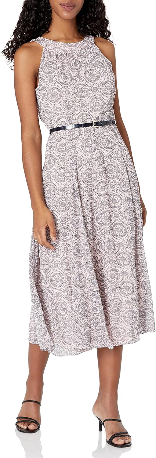 Женское платье-халтер с поясом от Tommy Hilfiger, Ballerina Pink/Sky Captain Circles
Женское платье-халтер с поясом от Tommy Hilfiger, Ballerina Pink/Sky Captain Circles