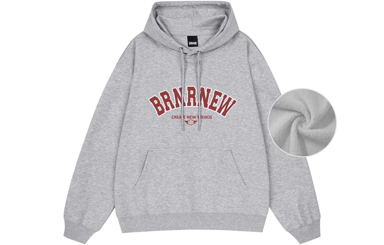 Толстовка унисекс Brnr, Черный на флисовой подкладке
Толстовка унисекс Brnr, Черный на флисовой подкладке