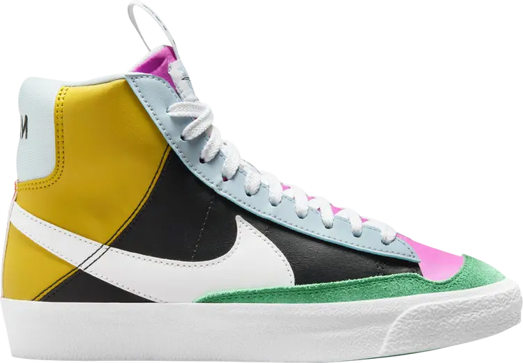 Кроссовки Blazer Mid '77 SE GS 'Just Do It - Mismatched', фиолетовый 
Кроссовки Blazer Mid '77 SE GS 'Just Do It - Mismatched', фиолетовый