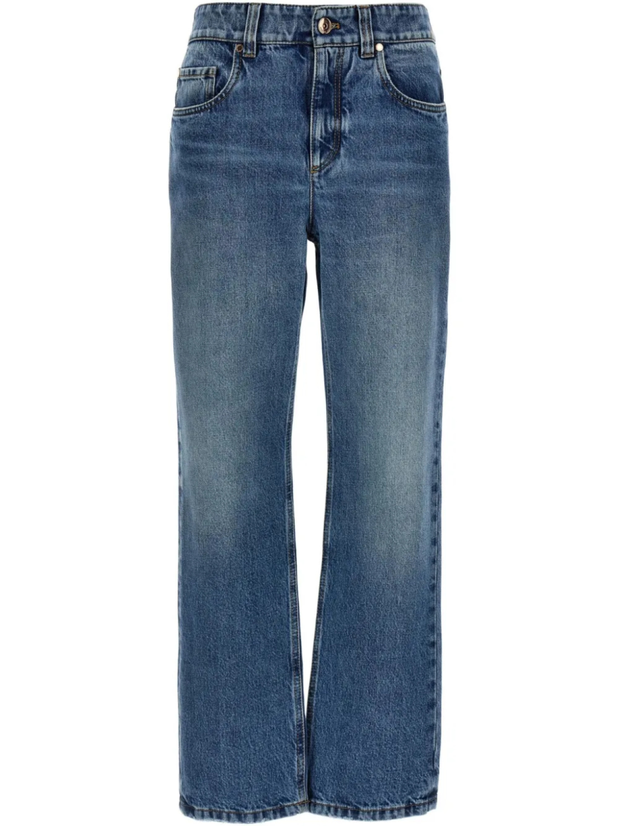 Джинсы прямого кроя Brunello Cucinelli Monili с декором, синий
Джинсы прямого кроя Brunello Cucinelli Monili с декором, синий