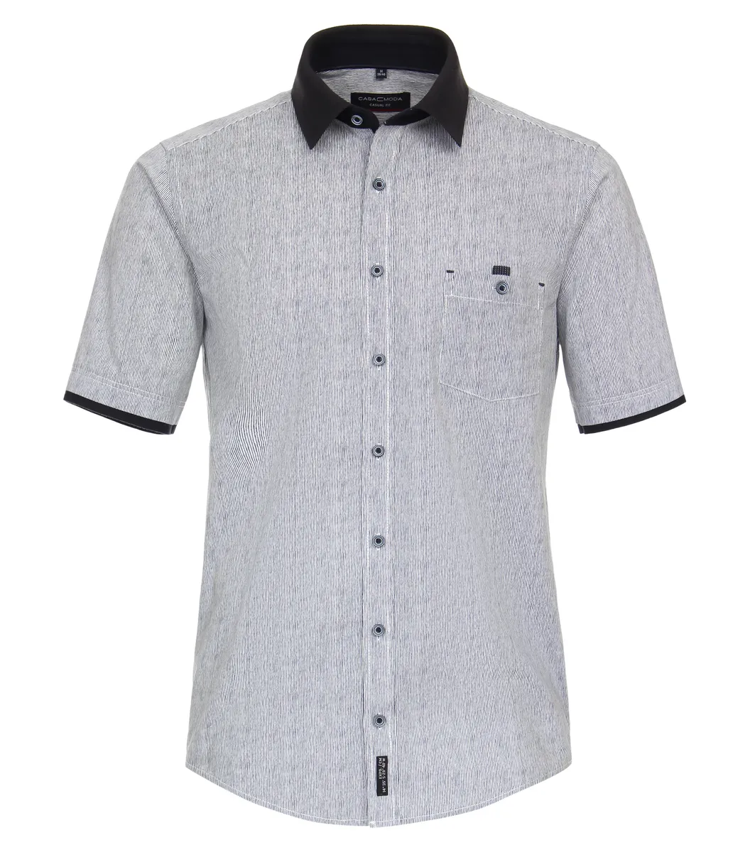 Рубашка CASAMODA с короткими рукавами "Повседневная рубашка CASAMODA с короткими рукавами в полоску ", серый
Рубашка CASAMODA с короткими рукавами "Повседневная рубашка CASAMODA с короткими рукавами в полоску ", серый