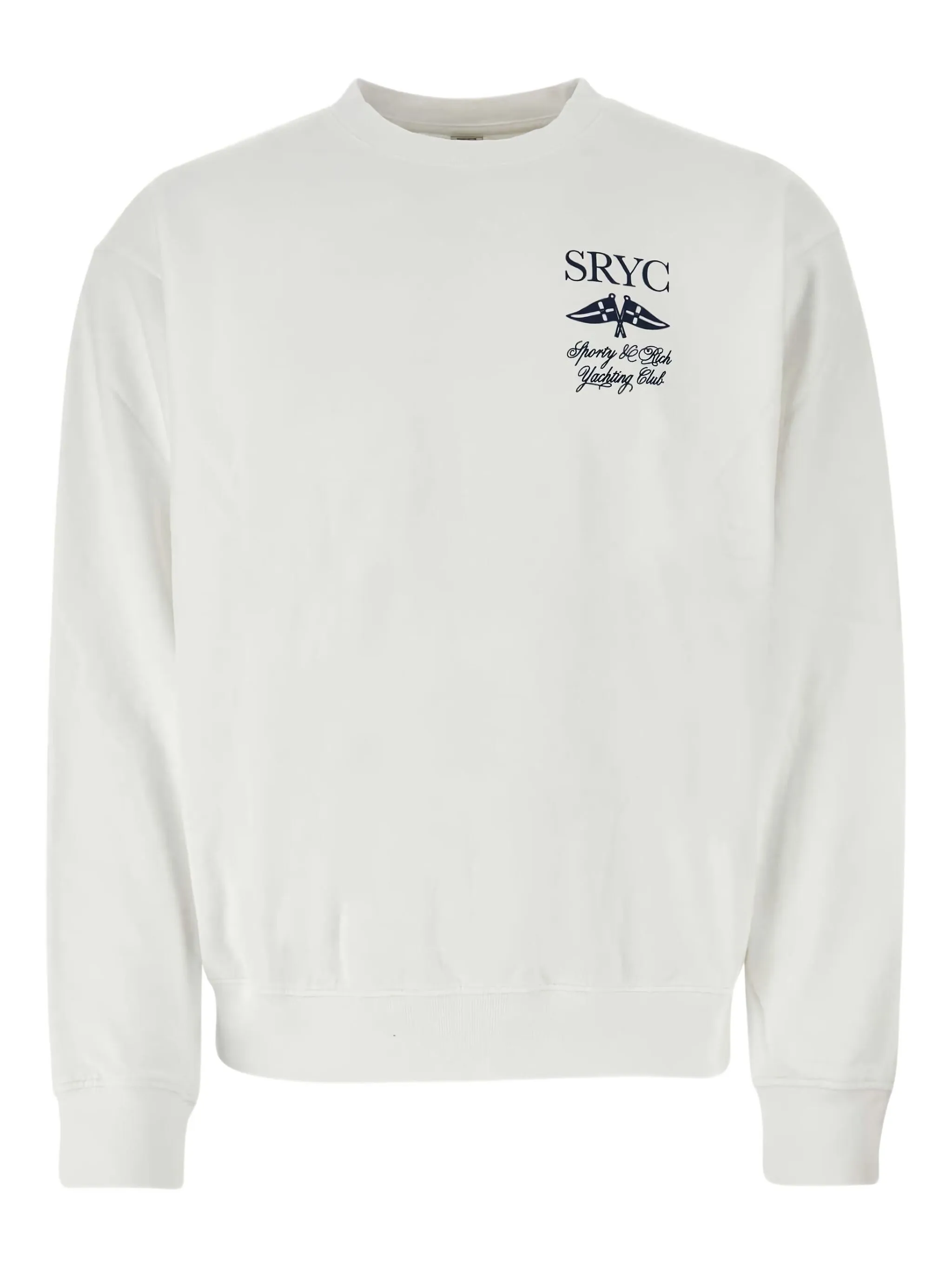 Хлопковая толстовка Sporty & Rich, белый
Хлопковая толстовка Sporty & Rich, белый