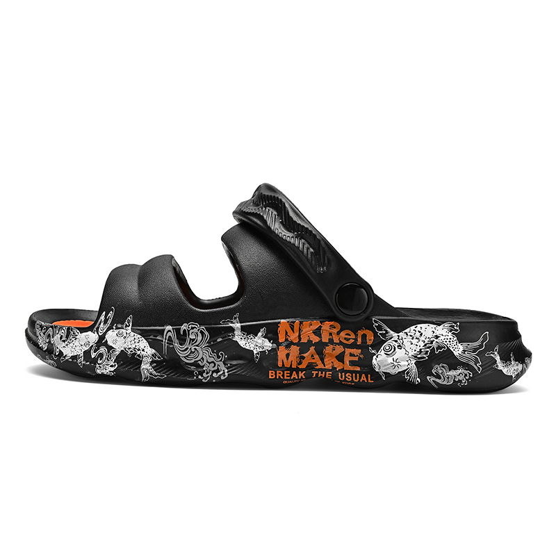 LONGYING Пляжные сандалии мужские, цвет: черный/хаки/коричневый/зеленый 
LONGYING Пляжные сандалии мужские, цвет: черный/хаки/коричневый/зеленый