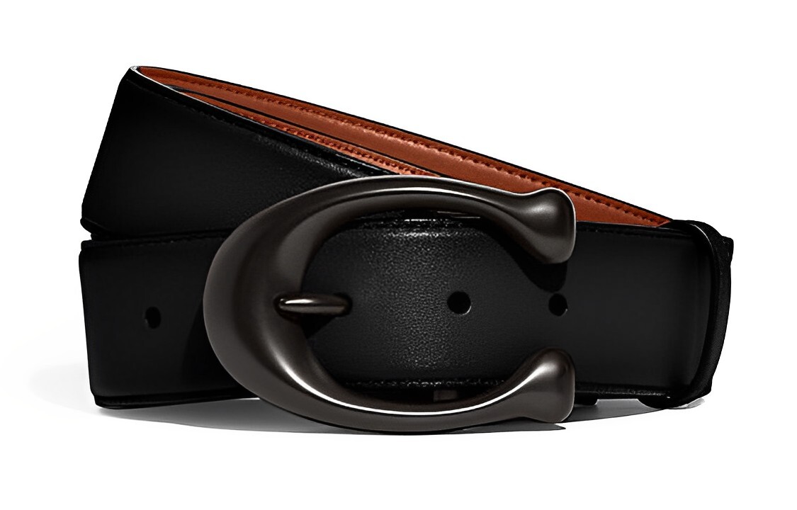 Кожаный ремень COACH унисекс, Black
Кожаный ремень COACH унисекс, Black