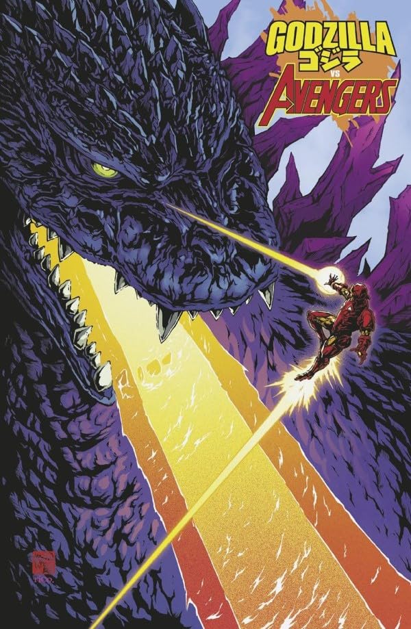 Godzilla vs. Avengers #1 Takashi Okazaki Foil Variant Cover with Rated Comics Acrylic Backer (Rated Comics)
Godzilla vs. Avengers #1 Takashi Okazaki Foil Variant Cover with Rated Comics Acrylic Backer (Rated Comics)