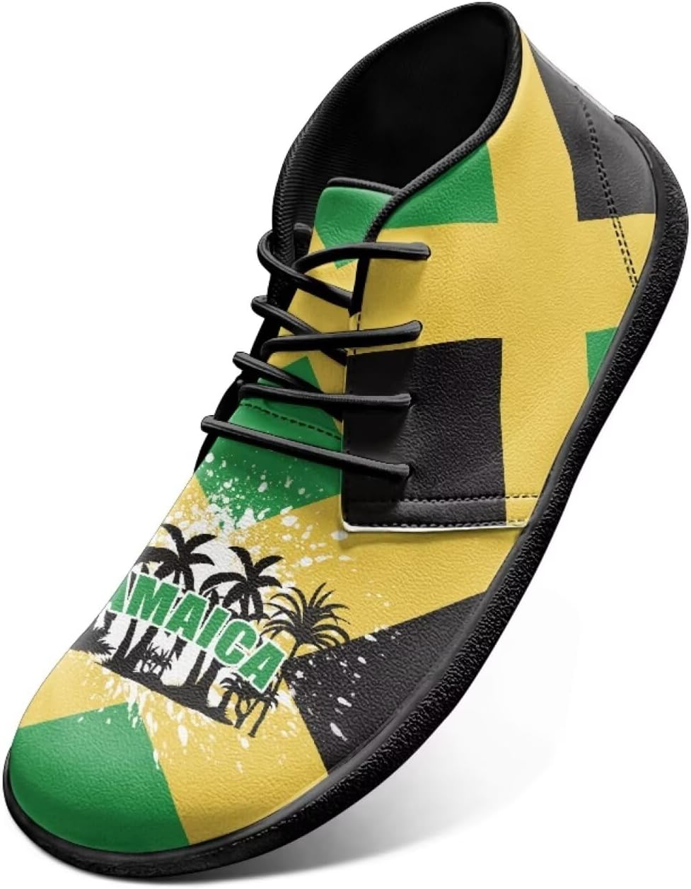 Мужские кроссовки Flag Design Barefoot с нулевым перепадом высоты подошвы- идеально подходят для бега, спорта и повседневной носки Watdotory, Jamaica Flag
Мужские кроссовки Flag Design Barefoot с нулевым перепадом высоты подошвы- идеально подходят для бега, спорта и повседневной носки Watdotory, Jamaica Flag