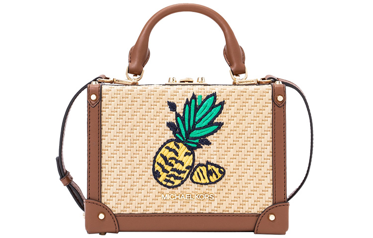 Миниатюрная кожаная сумка "Побег на остров", женская сумка через плечо, коричневая MICHAEL KORS 
Миниатюрная кожаная сумка "Побег на остров", женская сумка через плечо, коричневая MICHAEL KORS