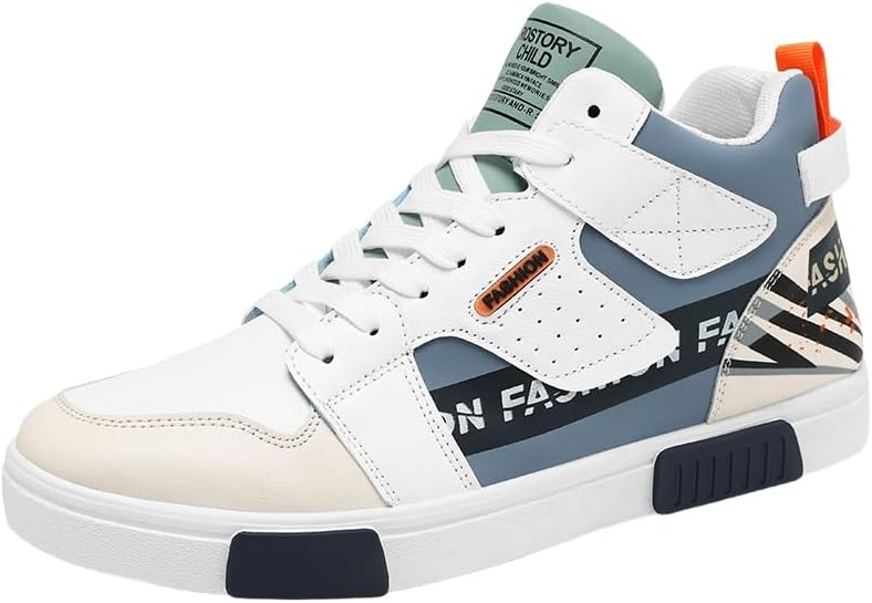 Мужские большие кроссовки на высокой подошве - удобные повседневные кеды для студентов, Модный уличный стиль и комфорт на весь день Clolinde, белый/синий
Мужские большие кроссовки на высокой подошве - удобные повседневные кеды для студентов, Модный уличный стиль и комфорт на весь день Clolinde, белый/синий