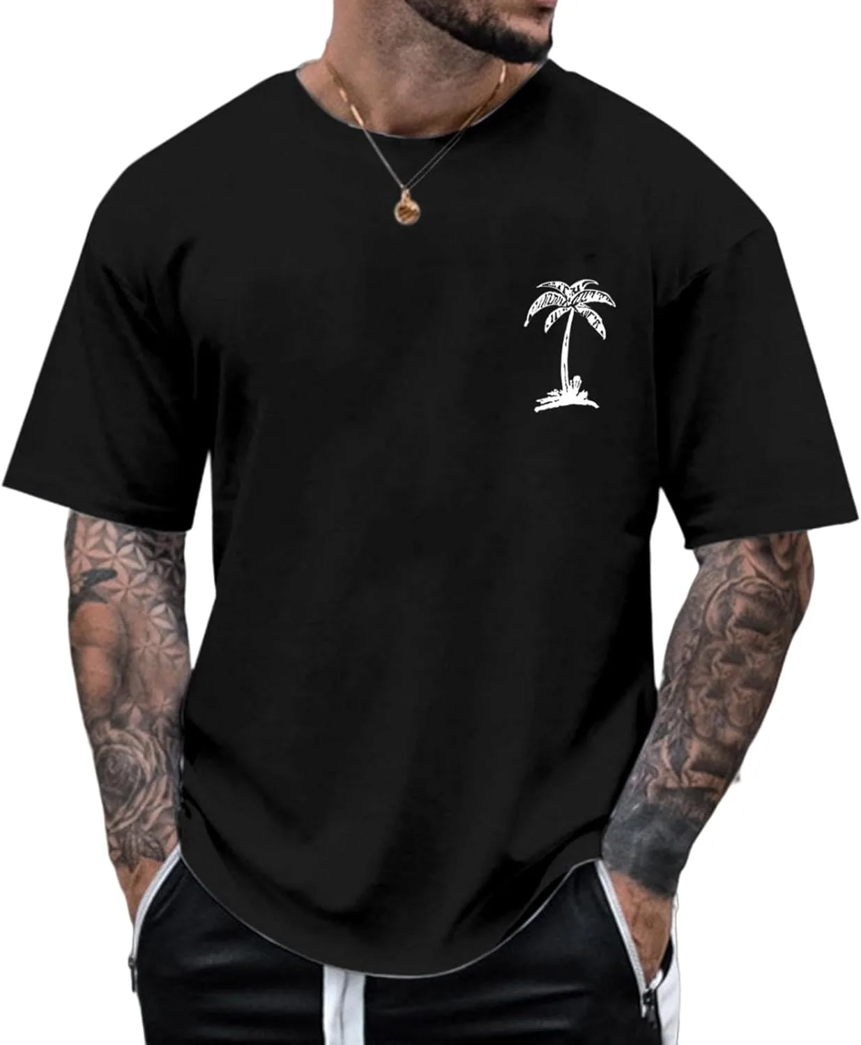 Мужская футболка с коротким рукавом и круглым вырезом Wankang
Мужская футболка с коротким рукавом и круглым вырезом Wankang