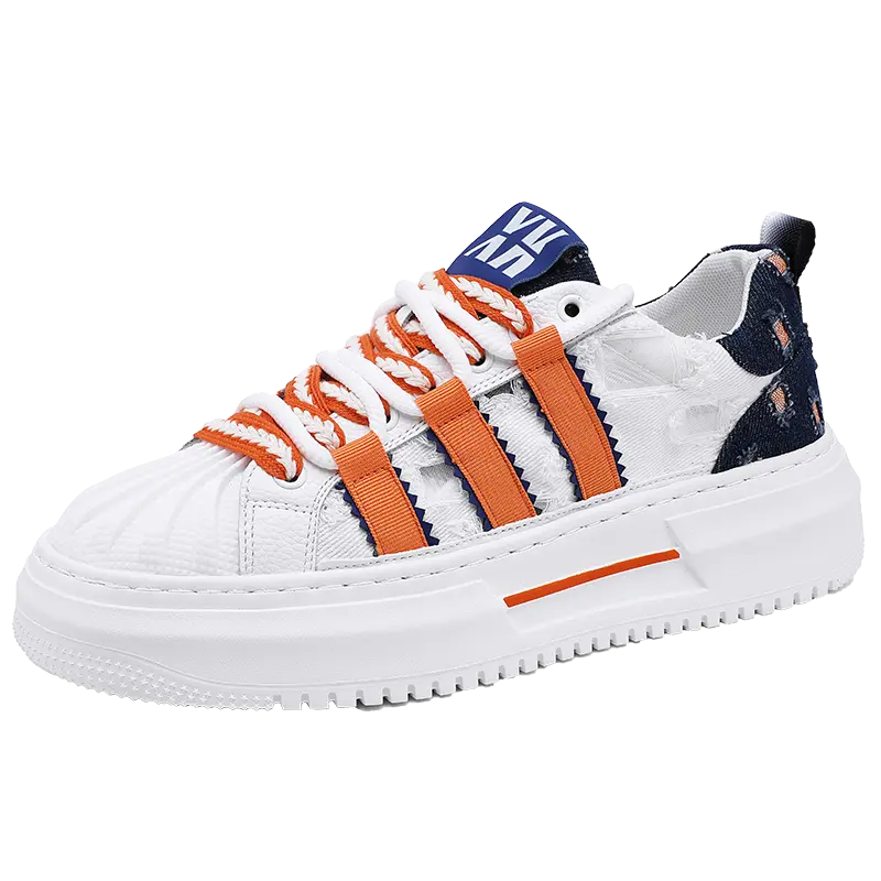 Boogie Bear Амортизирующие противоскользящие износостойкие сбалансированные легкие низкие кеды мужские бело-оранжевые, цвет White Orange
Boogie Bear Амортизирующие противоскользящие износостойкие сбалансированные легкие низкие кеды мужские бело-оранжевые, цвет White Orange