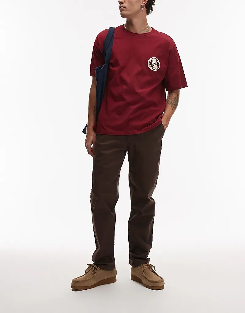 Узкие брюки-чинос Topman коричневого цвета
Узкие брюки-чинос Topman коричневого цвета