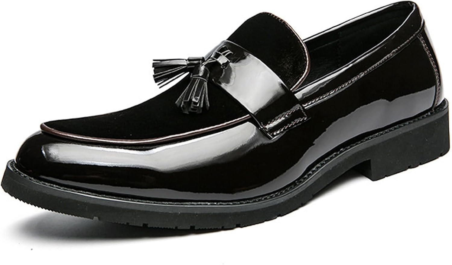 Мужские замшевые лоферы на массивном каблуке с кисточками, классические туфли без шнуровки, противоскользящие, для бизнеса, свадьбы, вечеринок и работы, роскошная обувь Ghibhna, коричневый
Мужские замшевые лоферы на массивном каблуке с кисточками, классические туфли без шнуровки, противоскользящие, для бизнеса, свадьбы, вечеринок и работы, роскошная обувь Ghibhna, коричневый