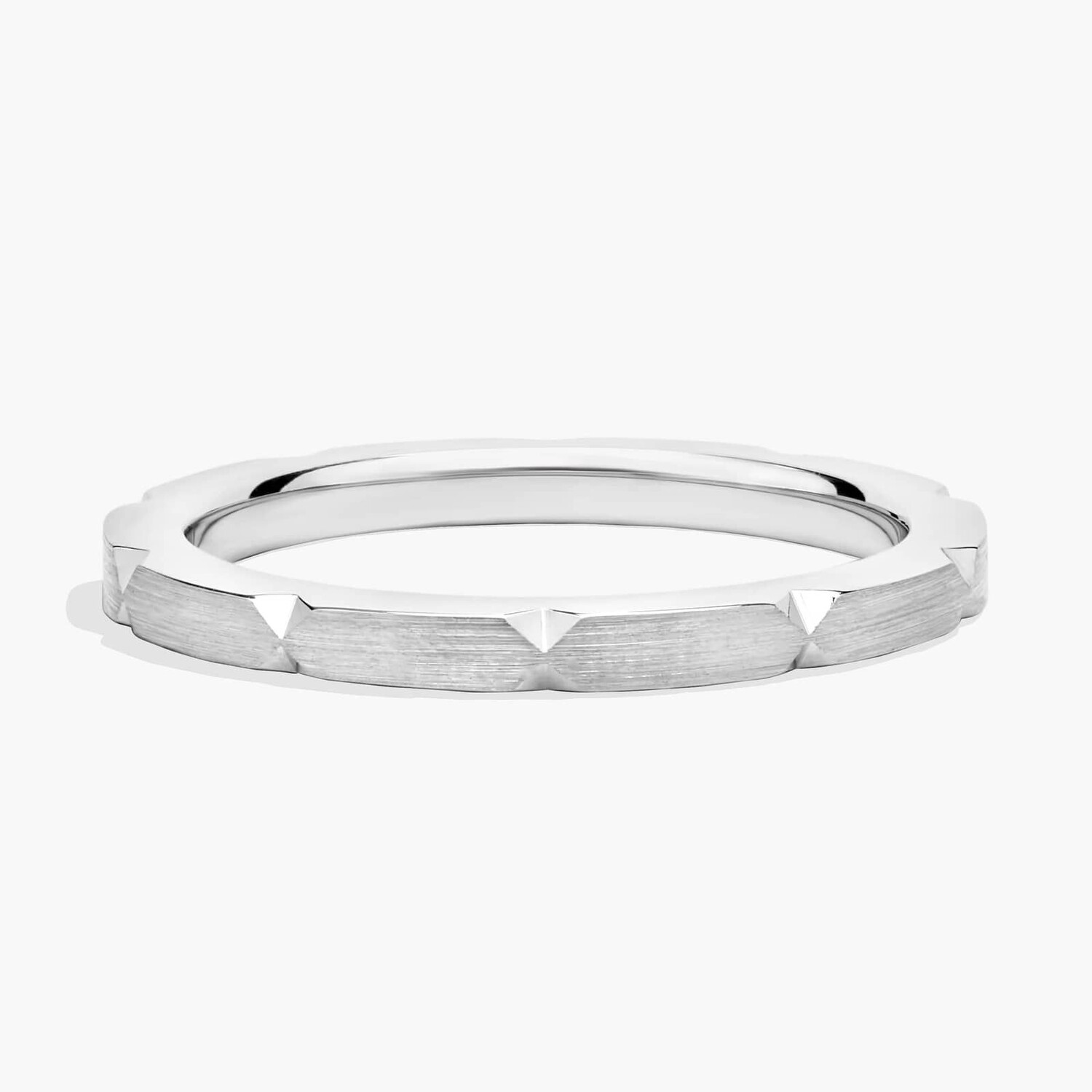 Современное составное кольцо с шестигранной огранкой из 14-каратного белого золота (2 мм) Blue Nile
Современное составное кольцо с шестигранной огранкой из 14-каратного белого золота (2 мм) Blue Nile