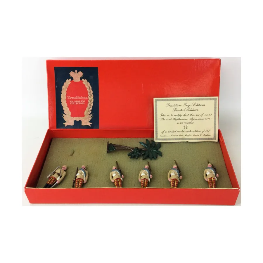 72-й полк горцев, Афганистан, 1879 г., Historical Miniatures (Tradition of London) (54mm)
72-й полк горцев, Афганистан, 1879 г., Historical Miniatures (Tradition of London) (54mm)