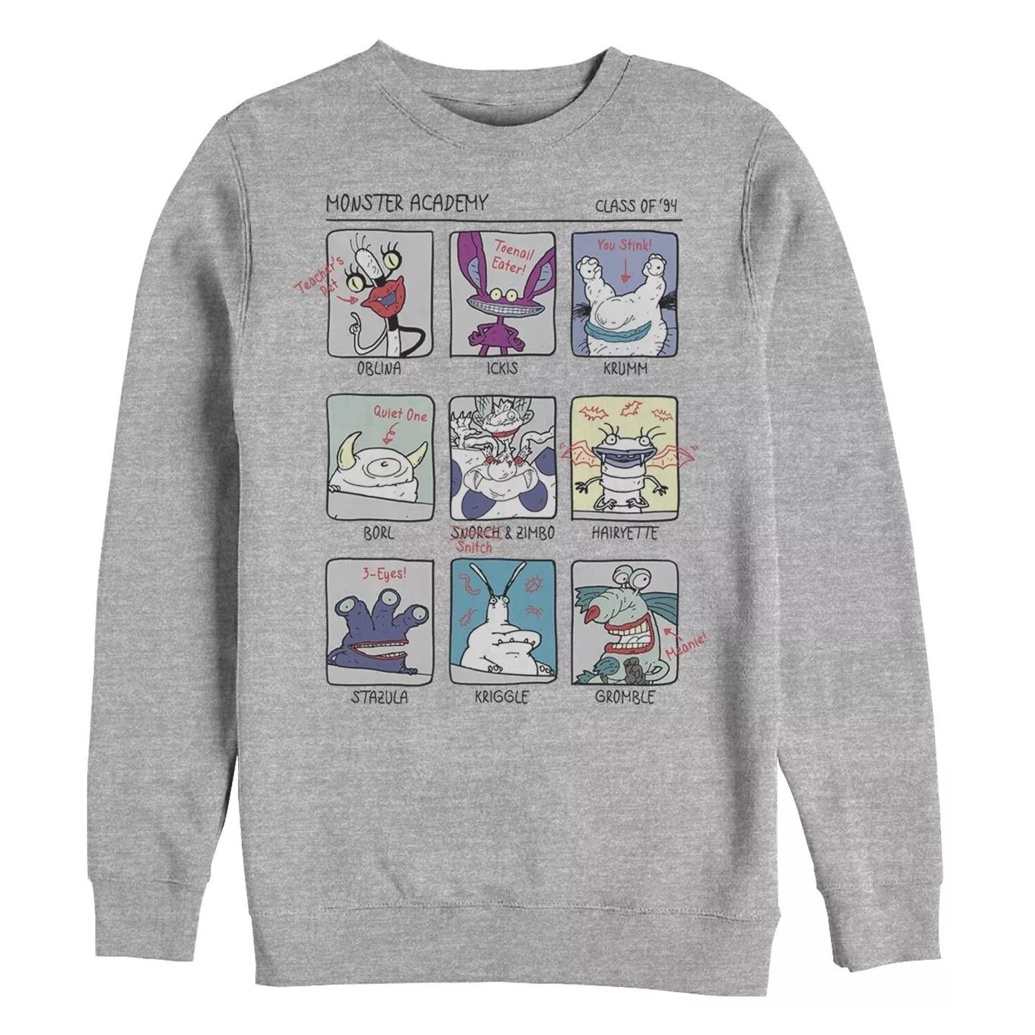 Толстовка из ежегодника Ahhh Real Monsters для юниоров Licensed Character
Толстовка из ежегодника Ahhh Real Monsters для юниоров Licensed Character