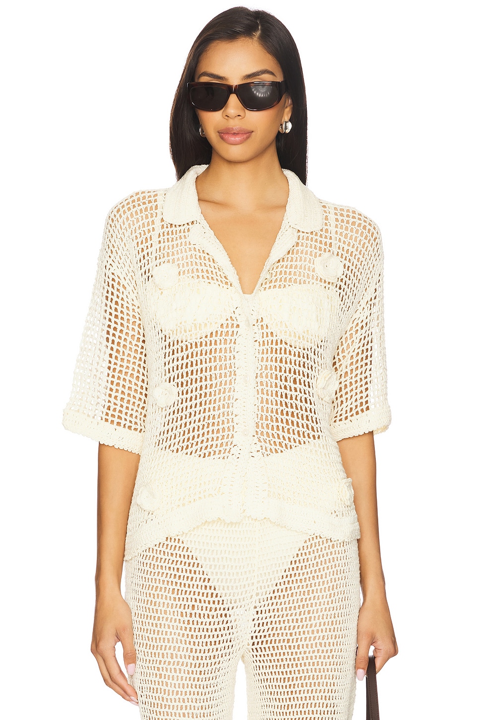 Топ с цветочным узором Pq, ivory
Топ с цветочным узором Pq, ivory